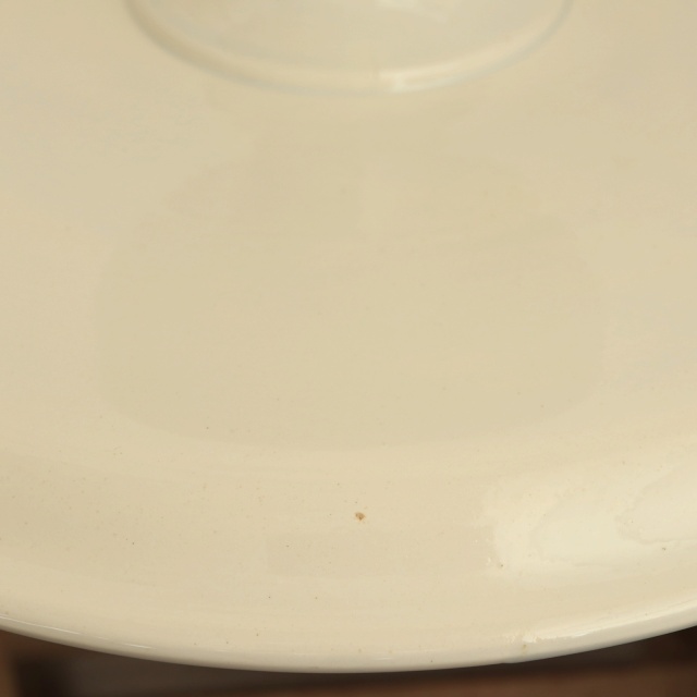 アンティーク コンポティエ 白 フランス サルグミンヌ&ディゴワン製 SARREGUEMINES et DIGOIN