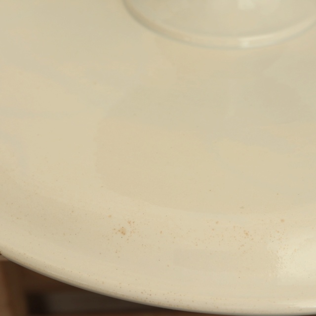 アンティーク コンポティエ 白 フランス サルグミンヌ&ディゴワン製 SARREGUEMINES et DIGOIN