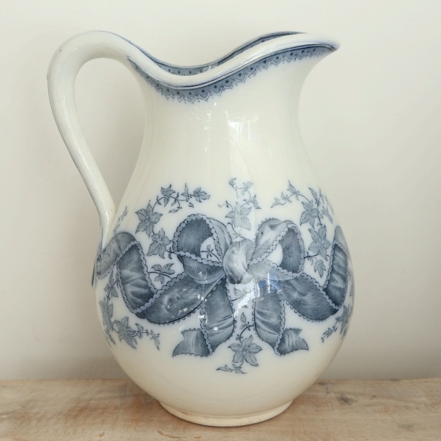 アンティーク ピシェ ROSETTE フランス サルグミンヌ製 U&C SARREGUEMINES