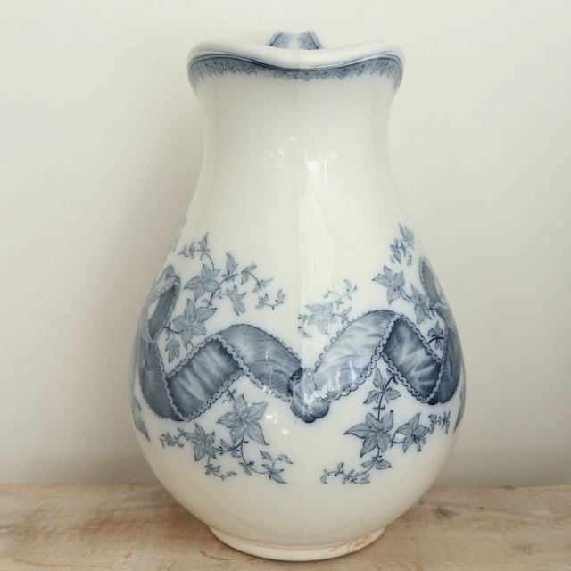 アンティーク ピシェ ROSETTE フランス サルグミンヌ製 U&C SARREGUEMINES