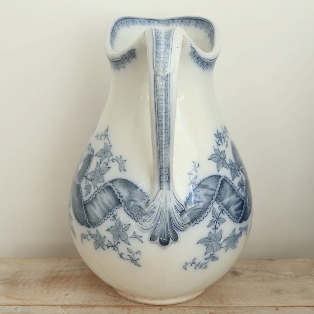 アンティーク ピシェ ROSETTE フランス サルグミンヌ製 U&C SARREGUEMINES