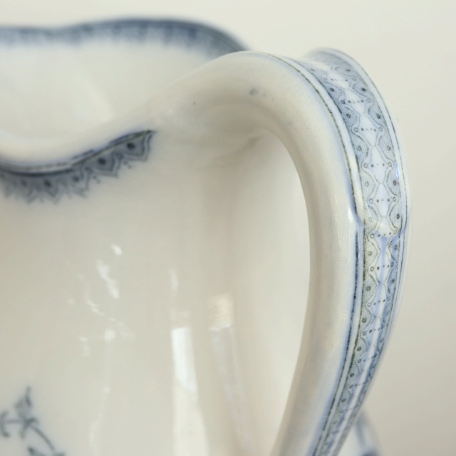 アンティーク ピシェ ROSETTE フランス サルグミンヌ製 U&C SARREGUEMINES