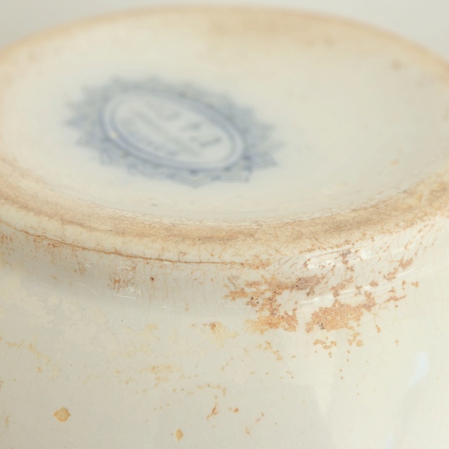 アンティーク ピシェ ROSETTE フランス サルグミンヌ製 U&C SARREGUEMINES