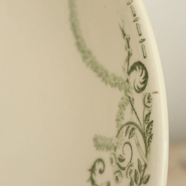 クレイユモントロー 『ナポレオン』グリーン コンポティエ、ケーキ