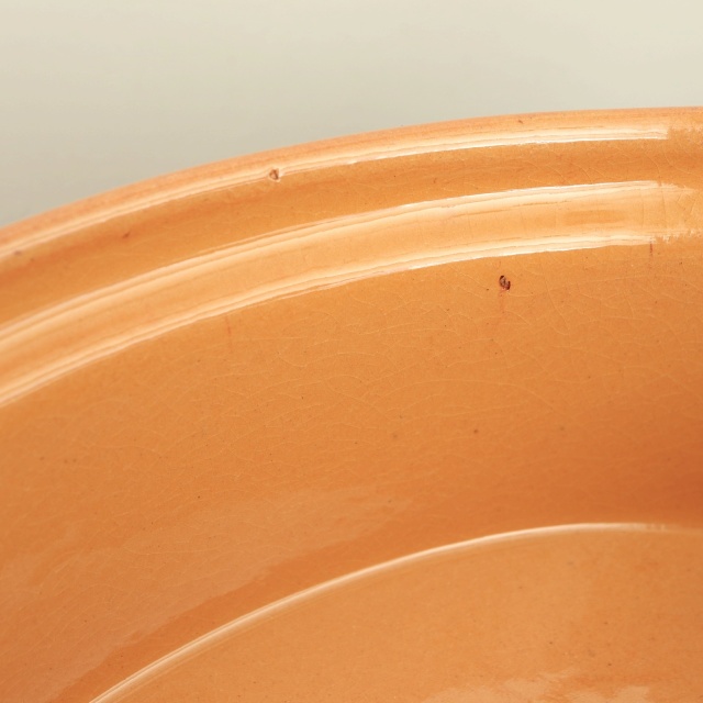 ベッコフ鍋 コウノトリ ライトブルー 23cmサイズ アルザス地方 スフレンハイム焼き 陶器製