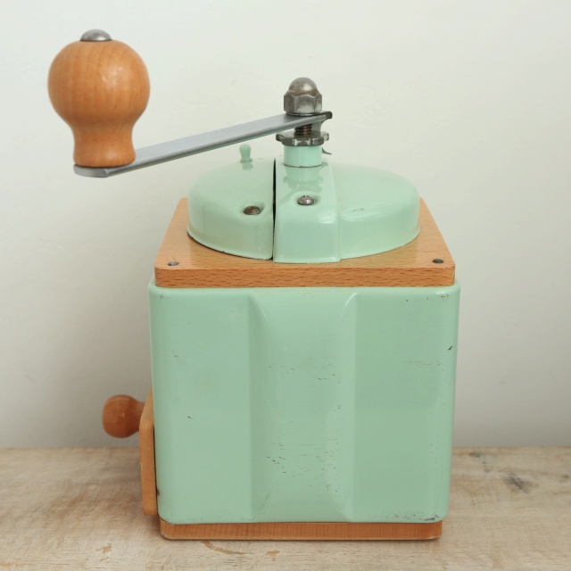 【か11】20 コーヒーミル　プジョー PEUGEOT ミントグリーン プジョー ビンテージ コーヒーミル ミントグリーン PEUGEOT