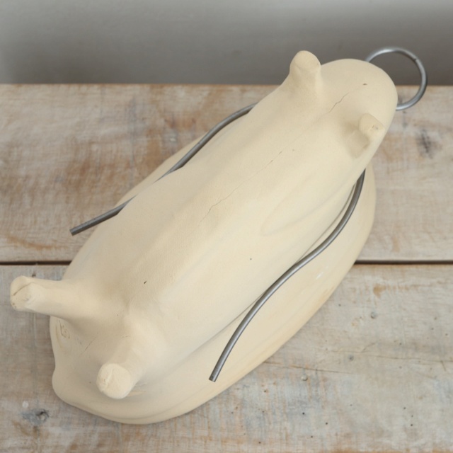 ラパンパスカル ウサギの型 陶器製 アルザス地方 スフレンハイム焼