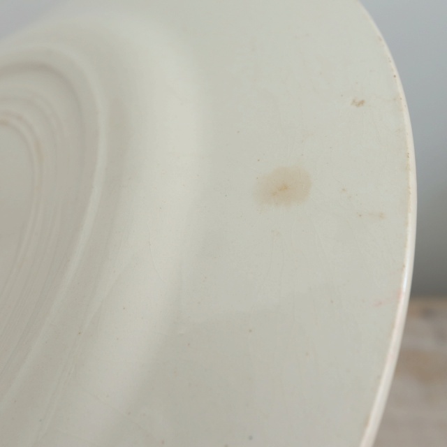 アンティーク プレート 皿 ヒイラギ HOUX フランス クレイユモントロー