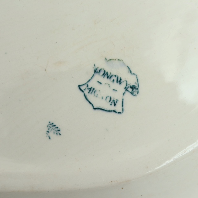 アンティーク ラヴィエ 小鳥 オーバル皿 MIGNON フランス ロンウィー製 LONGWY