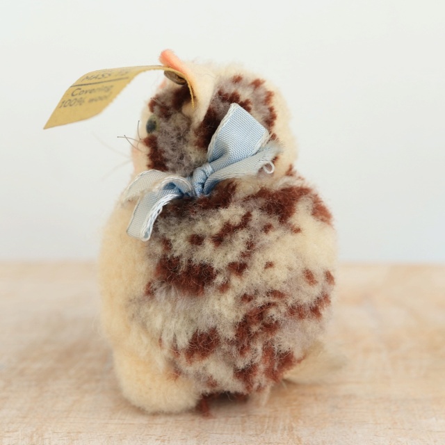 アンティーク シュタイフ ネコ ウーレン ミニチュア Steiff 5cm