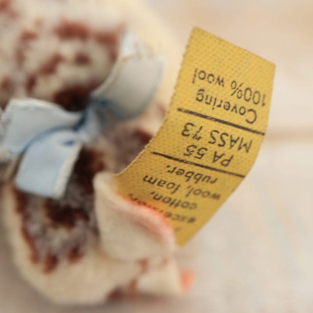 アンティーク シュタイフ ネコ ウーレン ミニチュア Steiff 5cm