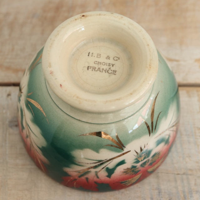 アンティーク カフェオレボウル フランス ショワジールロワ製 CHOISY LE ROI