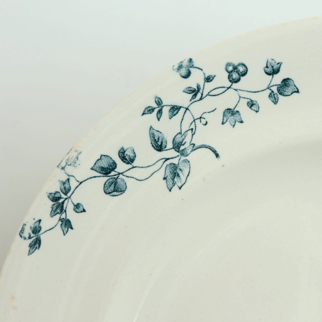 アンティーク プレート 小鳥 皿 MIGNON フランス ロンウィー製 LONGWY