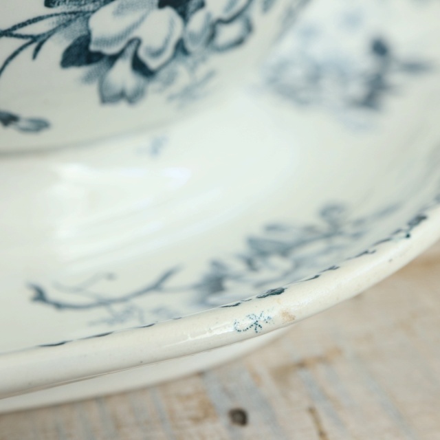 アンティーク ソーシエール ACACIA フランス サンタマン製 SAINT AMAND HAMAGE