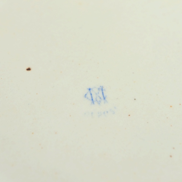 アンティーク ピシェ 小花 フランス クレイユモントロー製 Creil Montereau