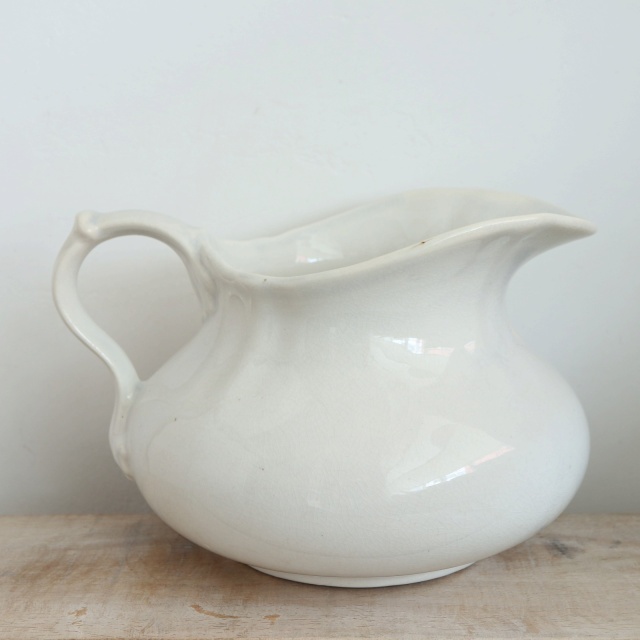 アンティーク ピシェ フランス クレイユモントロー製 Creil Montereau