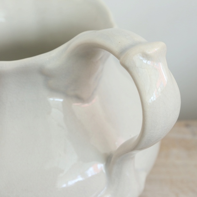 アンティーク ピシェ フランス クレイユモントロー製 Creil Montereau