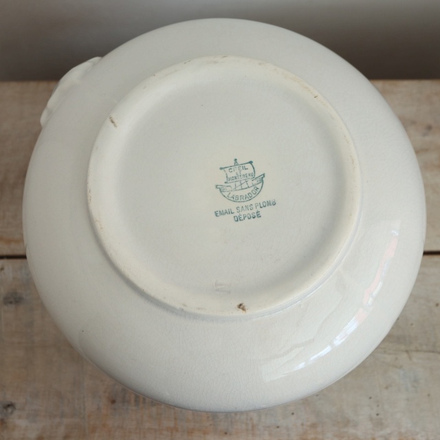 アンティーク ピシェ フランス クレイユモントロー製 Creil Montereau