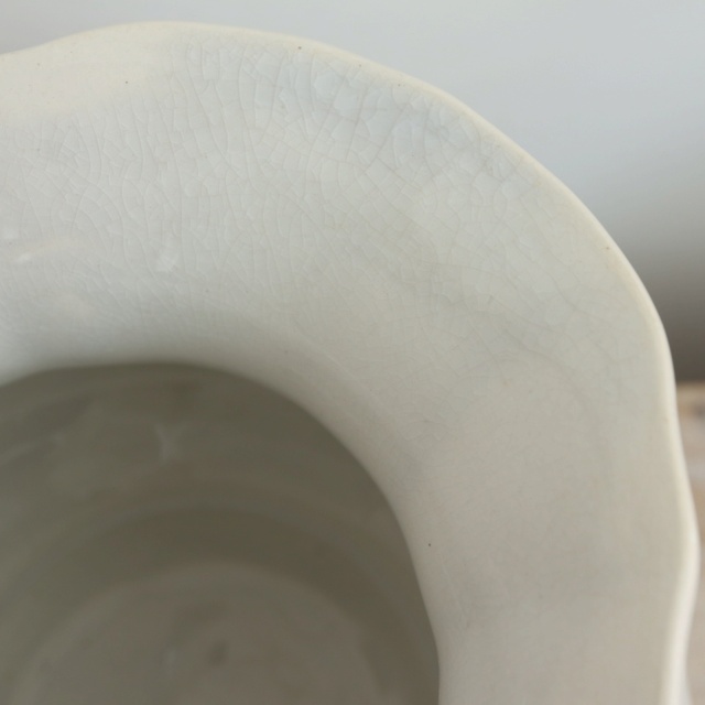 アンティーク ピシェ フランス クレイユモントロー製 Creil Montereau