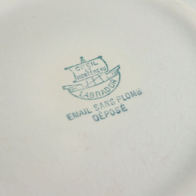 アンティーク ピシェ フランス クレイユモントロー製 Creil Montereau