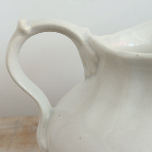 アンティーク ピシェ フランス クレイユモントロー製 Creil Montereau