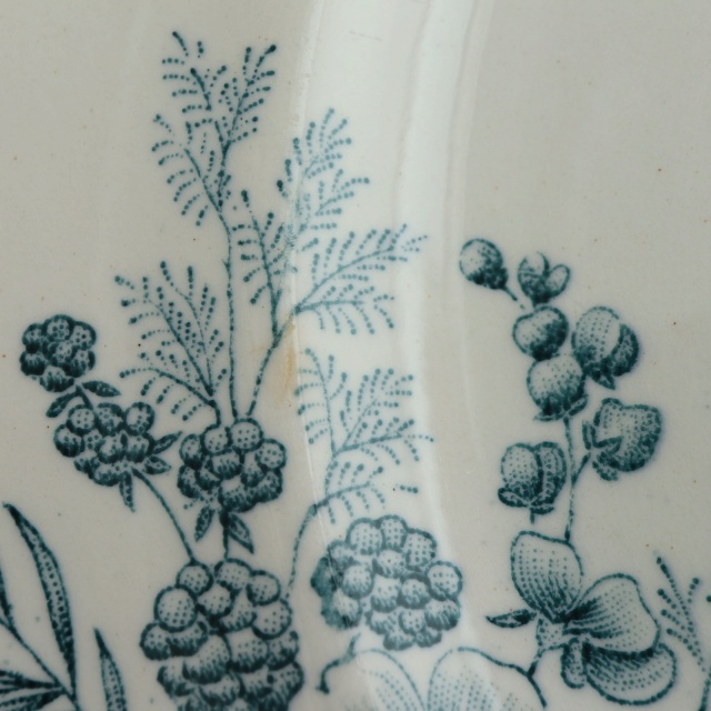 アンティーク プレート 小鳥 皿 MIGNON フランス ロンウィー製 LONGWY