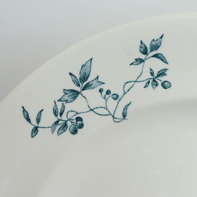 アンティーク プレート 小鳥 皿 MIGNON フランス ロンウィー製 LONGWY
