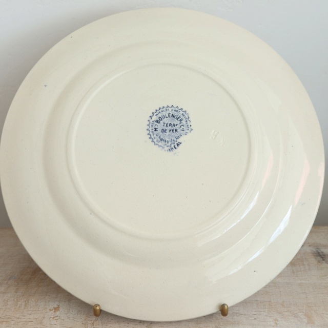 アンティーク プレート デザート皿 FLOREAL フランス ショワジールロワ製 CHOISY LE ROI