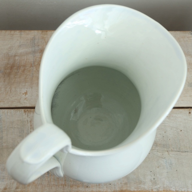 アンティーク ピシェ フランス クレイユモントロー製 Creil Montereau