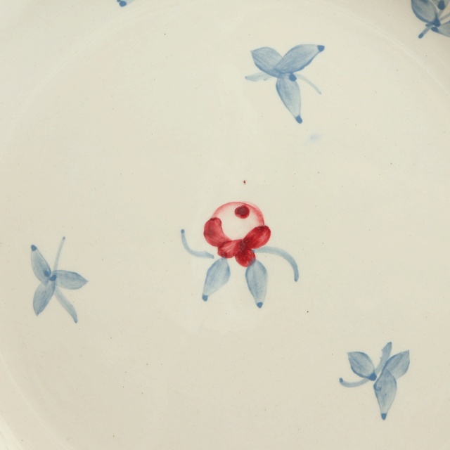 アンティーク プレート 皿 フランス サルグミンヌ製 MARY LOU DIGOIN SARREGUEMINES