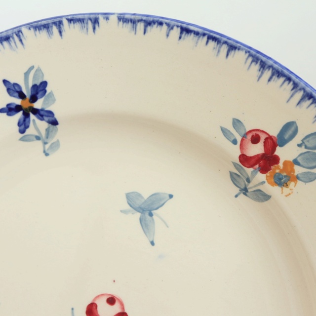 アンティーク プレート 皿 ダンヌマリー フランス サルグミンヌ