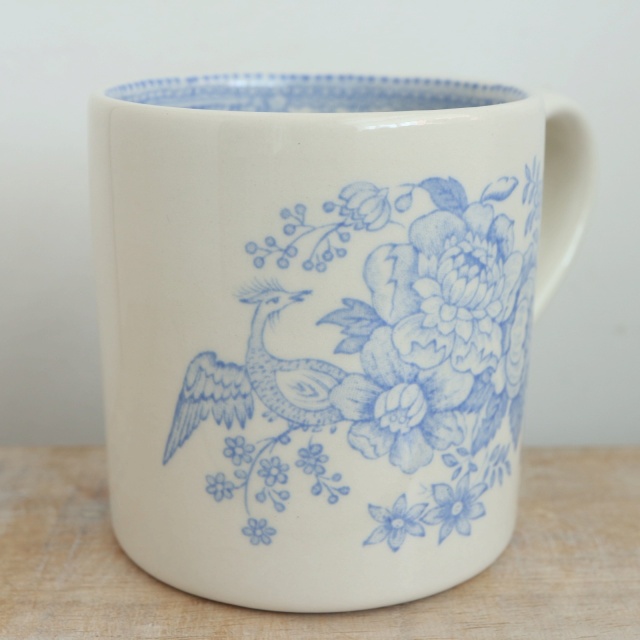 バーレイ Burleigh ブルーアジアティックフェザンツ マグカップ