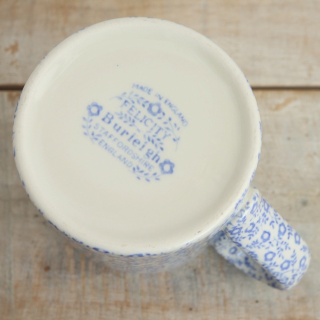 バーレイ Burleigh ブルーフェリシティ マグカップ