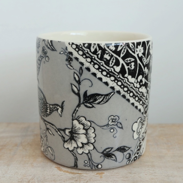 バーレイ Burleigh エングレイバーズ ブラック マグカップ