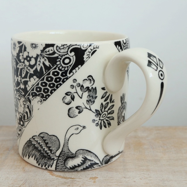 バーレイ Burleigh エングレイバーズ ブラック マグカップ