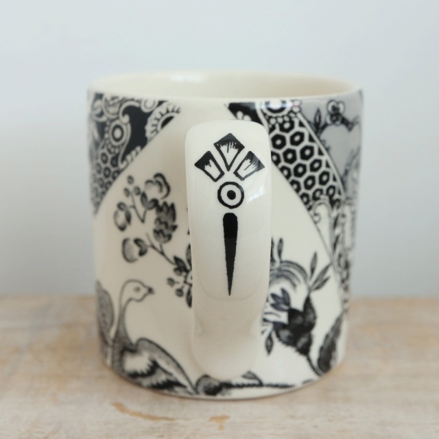 バーレイ Burleigh エングレイバーズ ブラック マグカップ