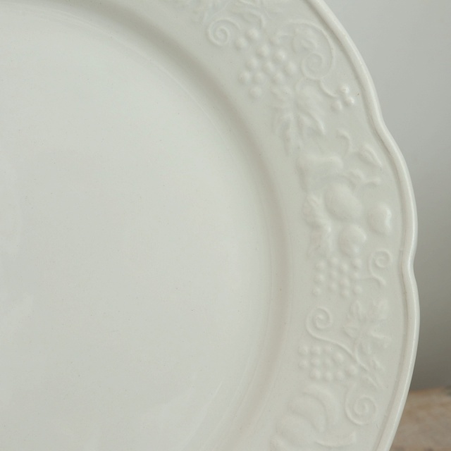 アンティーク プレート フルーツレリーフ デザート皿 フランス