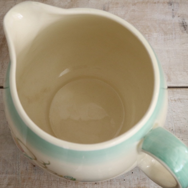 スージークーパー ドレスデンスプレイ グリーン ジャグ SUSIE COOPER