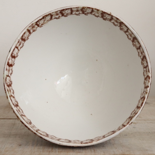 アンティーク カフェオレボウル ジアン製 GIEN