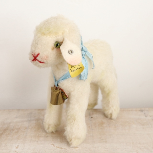 アンティーク シュタイフ ヒツジ Steiff Lamby 14cm