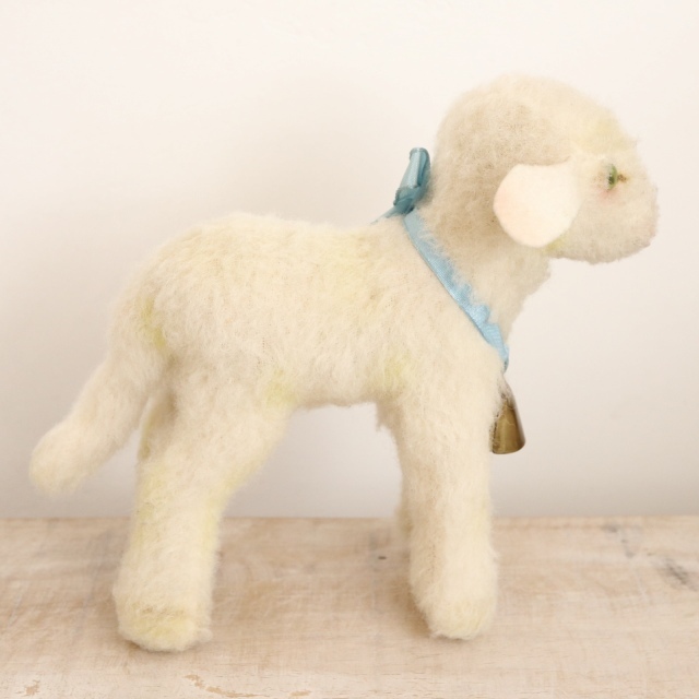 アンティーク シュタイフ ヒツジ Steiff Lamby 14cm