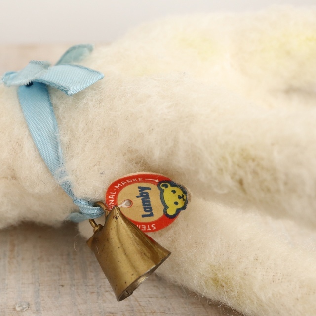 アンティーク シュタイフ ヒツジ Steiff Lamby 14cm