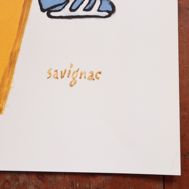 サヴィニャック LU ビスケット ビンテージポスター Savignac