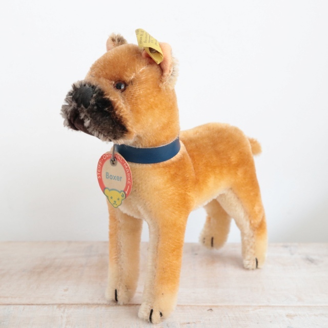 アンティーク シュタイフ ボクサー Steiff Boxer 17cm