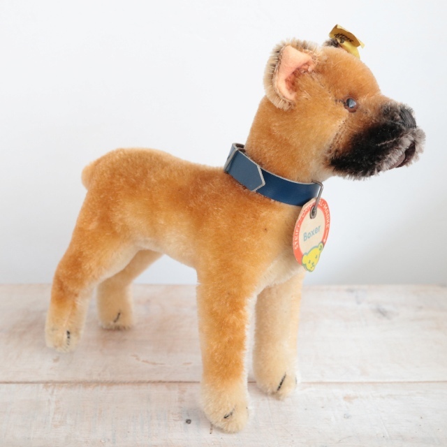 アンティーク シュタイフ ボクサー Steiff Boxer 17cm