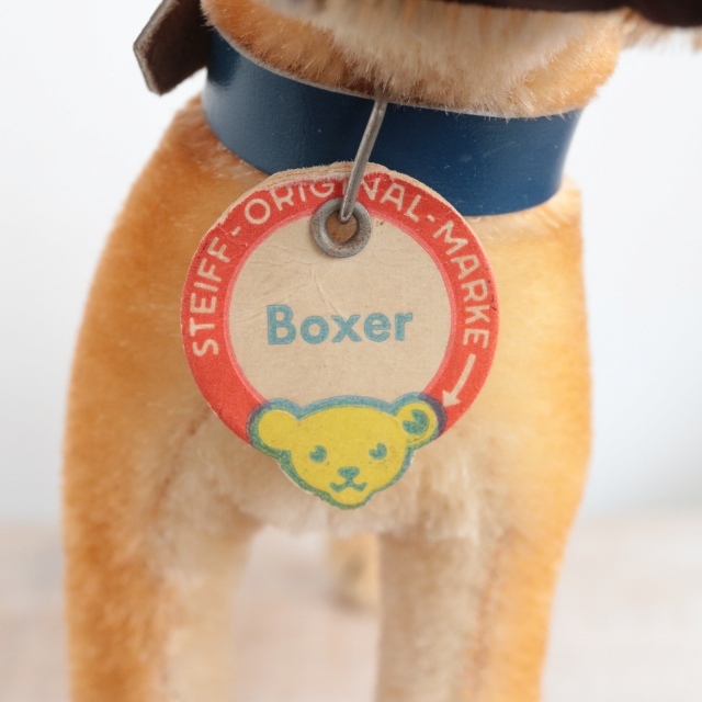 アンティーク シュタイフ ボクサー Steiff Boxer 17cm