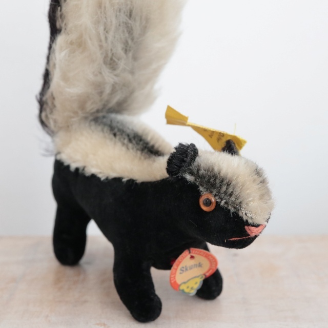 アンティーク シュタイフ スカンク Steiff Skunk 10cm