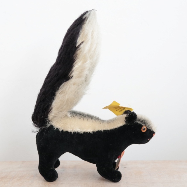 アンティーク シュタイフ スカンク Steiff Skunk 10cm