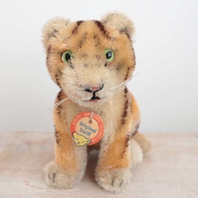アンティーク シュタイフ トラ Steiff Tiger 10cm