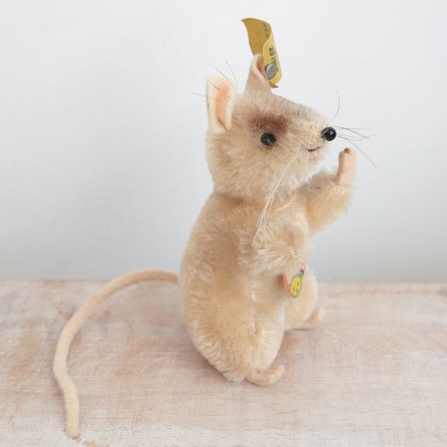 アンティーク シュタイフ ネズミ Steiff Pieps 8cm